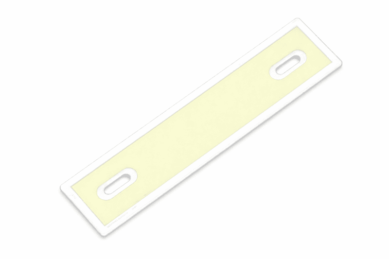 Efterlysande aluminiumpl&aring;t 